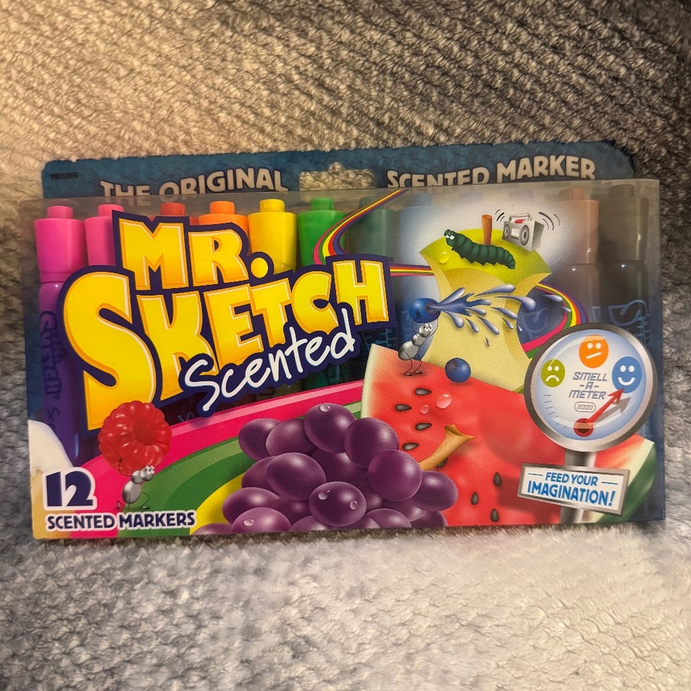 Mr. Sketch Scented Markers Chisel Tip 3 Line Widths 12ct Multicolors